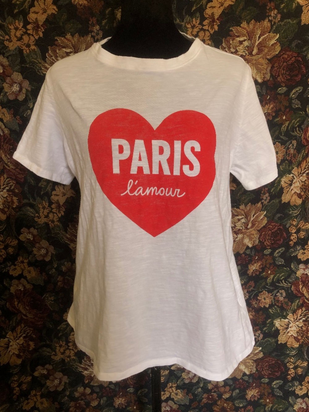 Cinq à Sept "Paris L’Amour" Heart Graphic Tee